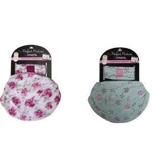 Lovespun Bib with Matching Headband NEW 4 Piece Infant Girl (NB-6M)